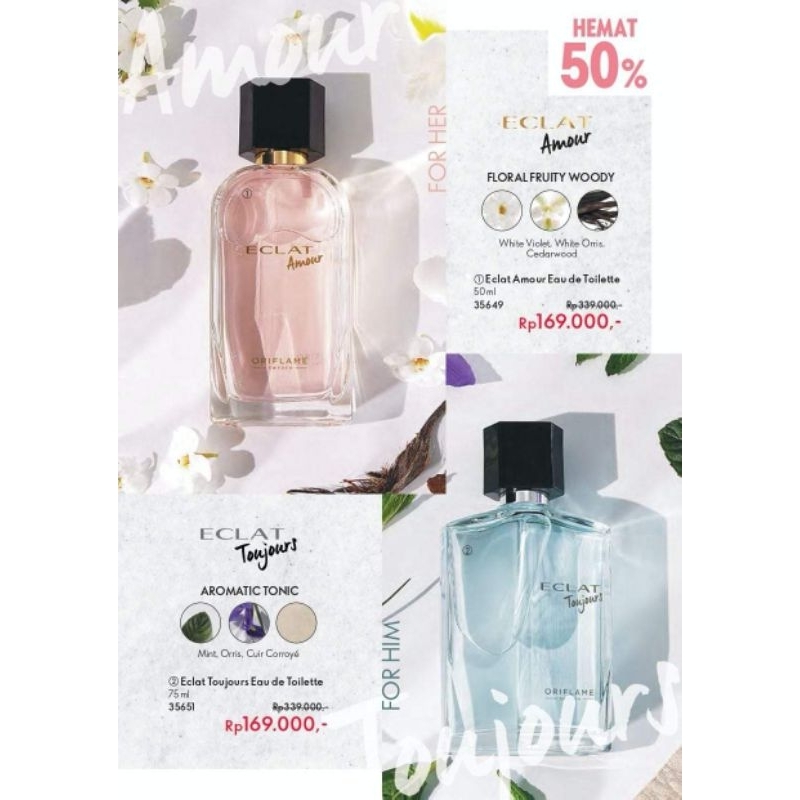 ECLAT AMOUR EDT ECLAT TOUJOURS EDT