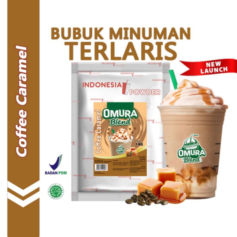 

Coffee Caramel 1Kg / Indonesia Powder / Omura Blend 1000gr