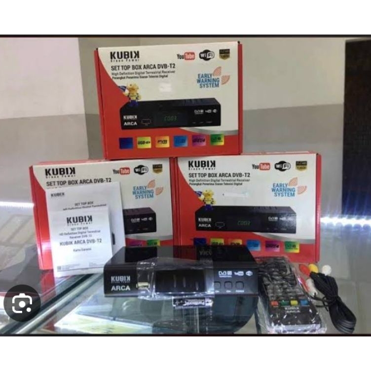 ★★★ QM Tv Box STB DVB KUBIK / CBM Super HD Receiver DigitaL Tanpa Antena Gambar Jernih e Produk Prem