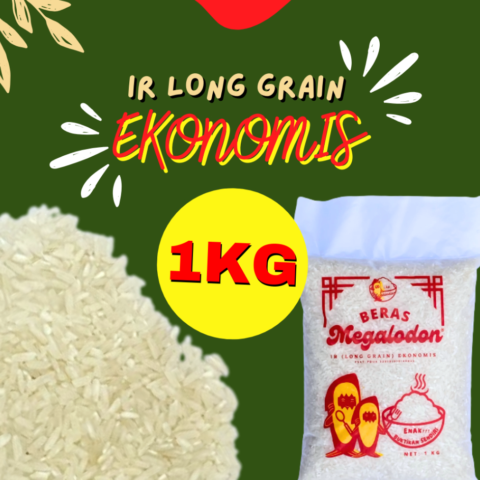

FHLQ6075 Beras Cap Megalodon Ekonomis 1 Kg