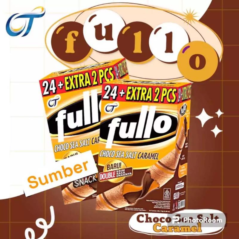 Fullo | Fullo Snack OT| Fullo Bluberry Yoghurt 14gr| Fullo Sea Salt Caramel 14gr| Fullo Gak Bolong| 