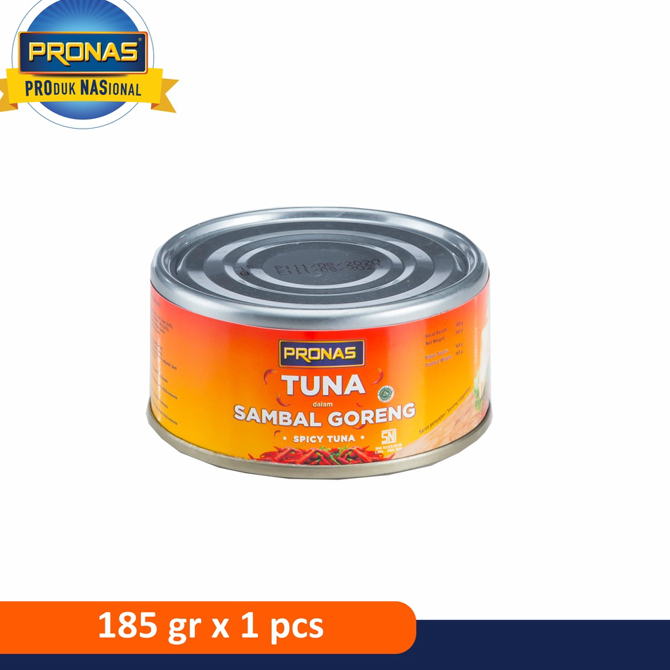 

TTJD9553 Pronas Tuna Sambal Goreng 185g dalam kemasan EOE (Easy Open End)