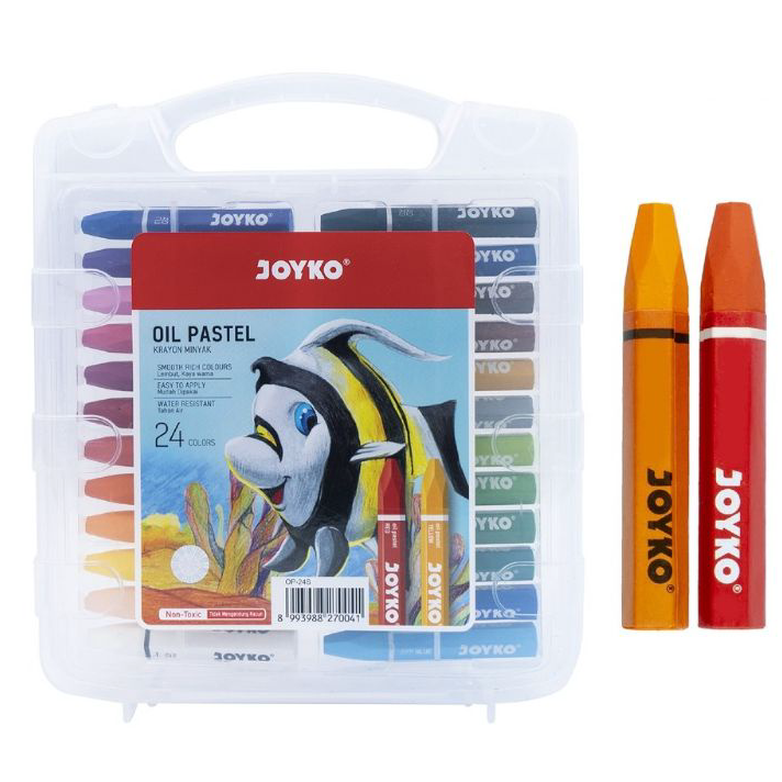 

➫✬✵ Crayon Joyko/Oil pastel Joyko 24 warna ( 1 set )