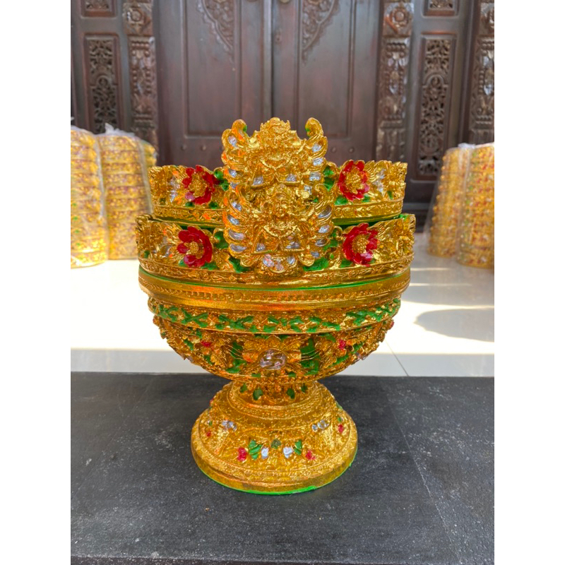 Dulang cebol / dulang bulat susun 2