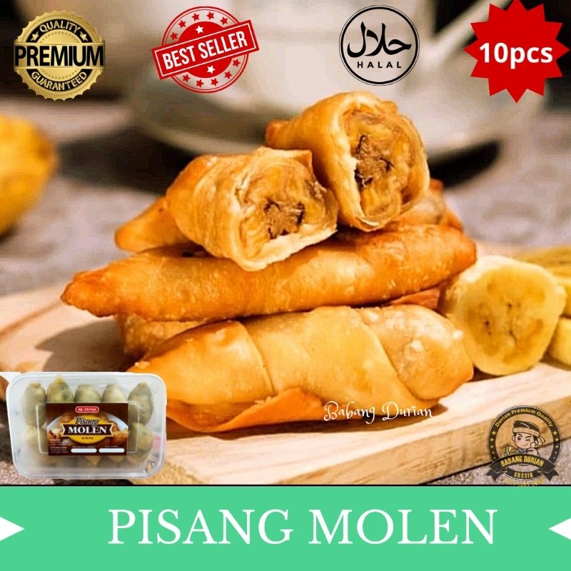 

PISANG MOLEN CLASIC ISI 10 DENGAN CITA RASA CLASIC ORIGINAL PISANG MANIS DENGAN KEMATANGAN YANG PAS DIBALUT KULIT RENYAH DAN GURIH ISI 10PCS