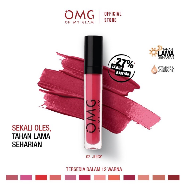 OH My Glam Lip Make up/ OMG Oh My Glam Matte Kiss Lip Cream