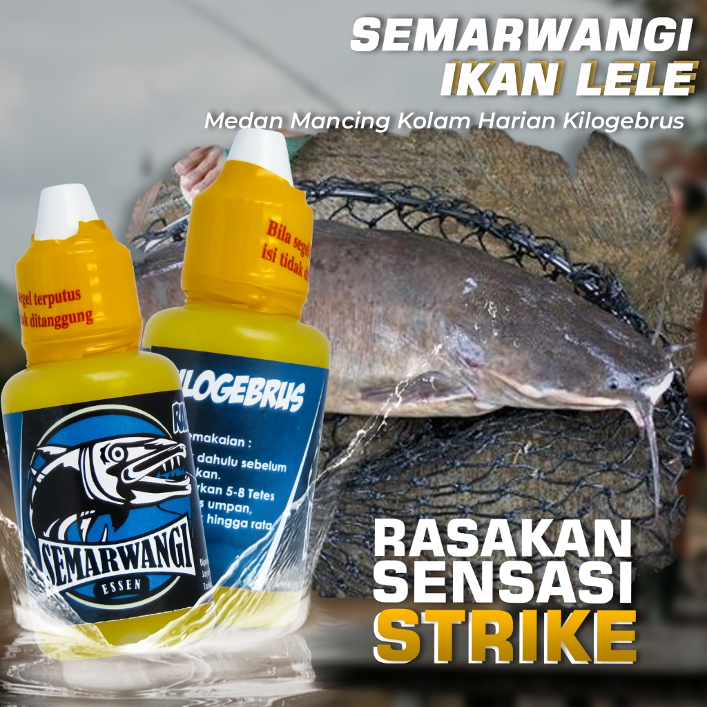 Essen Lele Harian Semarwangi 30ml Paling Ampuh Mancing Ikan Rame