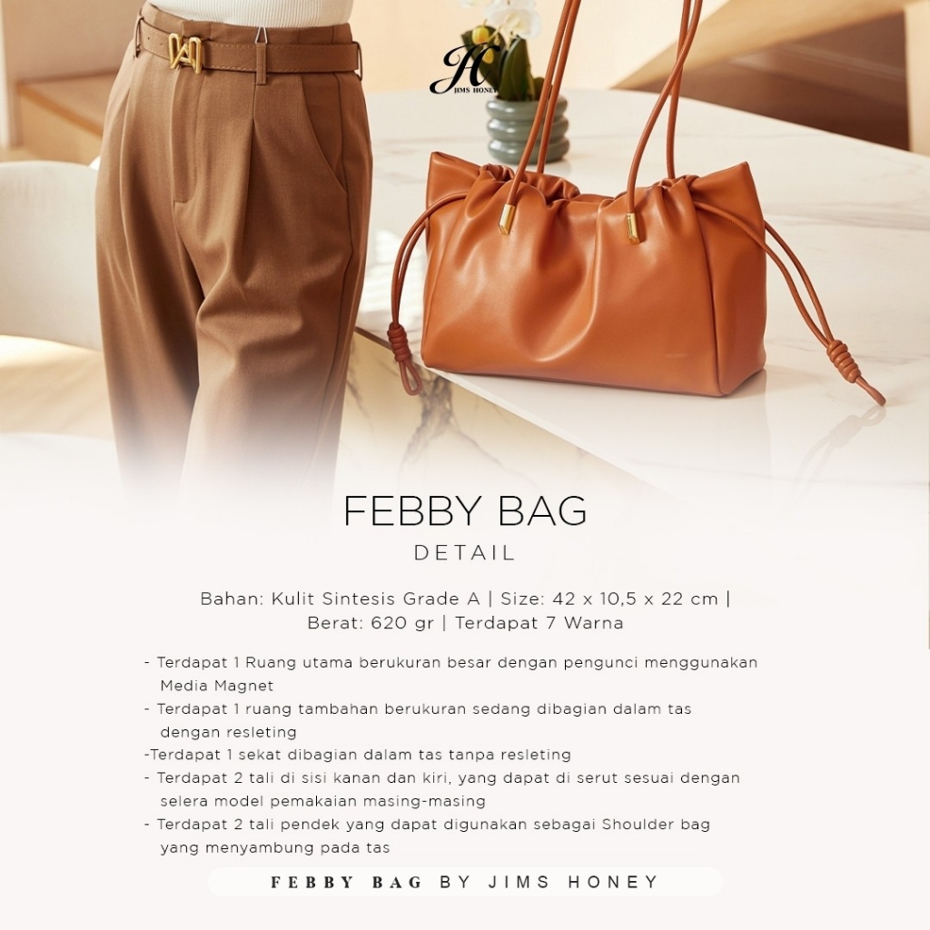 JIMS HONEY TAS SELEMPANG BAHU WANITA FEBBY BAG