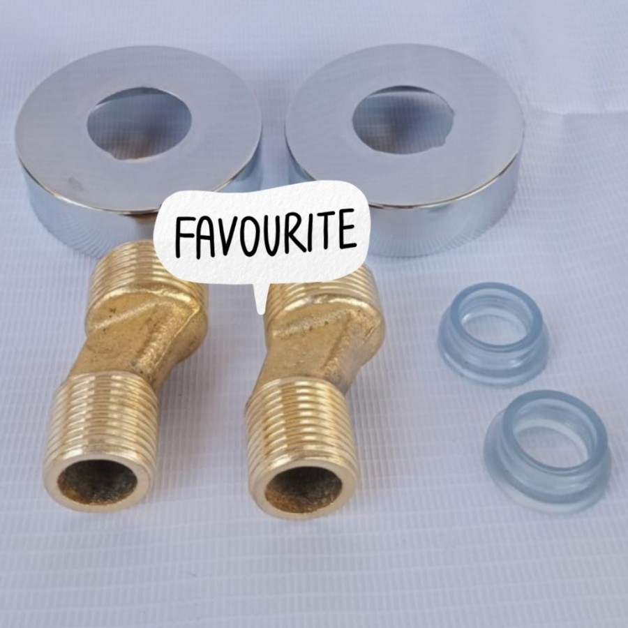 Nepel Kran Panas dingin Kuningan / Nepel Kran Bathup Mixer Kuningan