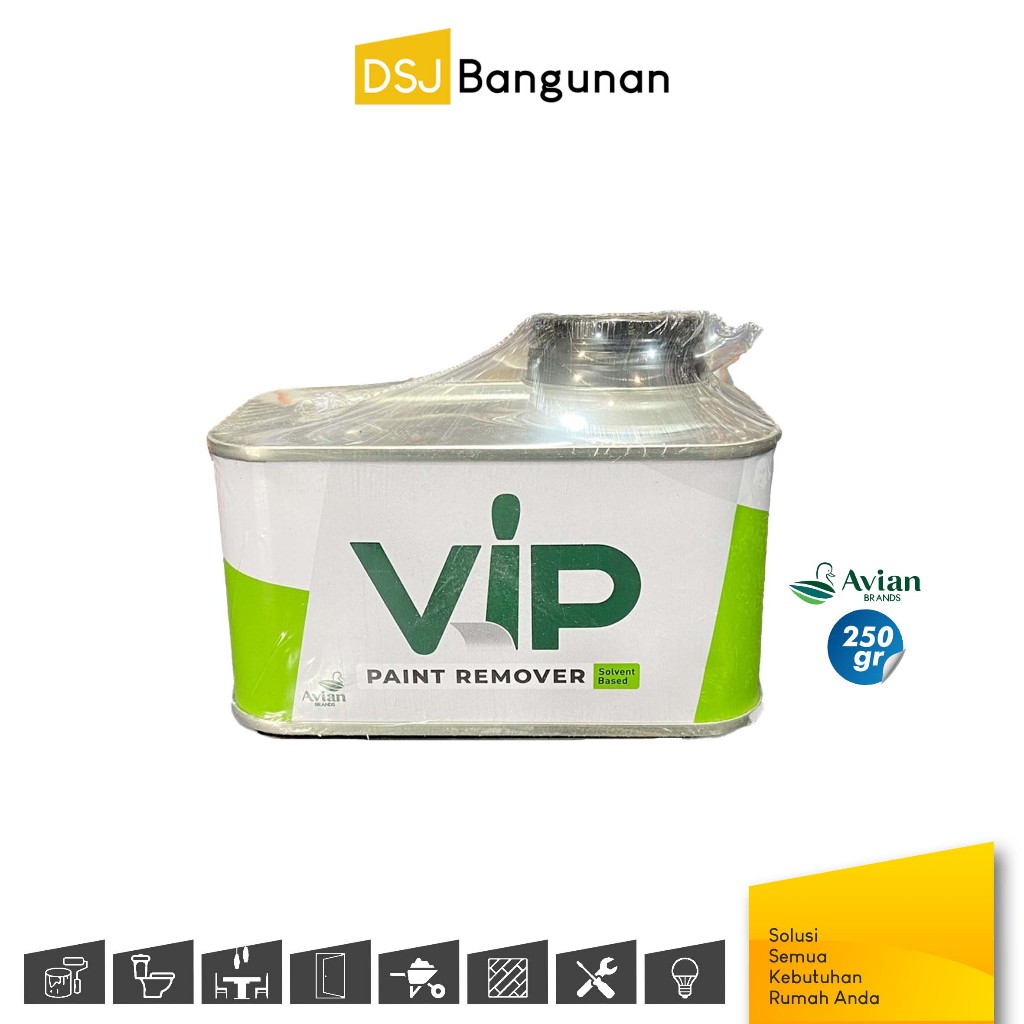 Avian VIP Paint Remover 250cc Soda Api Cair Perontok Pengupas Cat