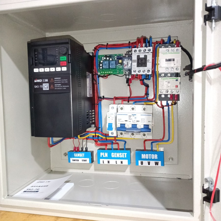 box panel sako 4kw inverter 3phase motor VFD 4KW full protection