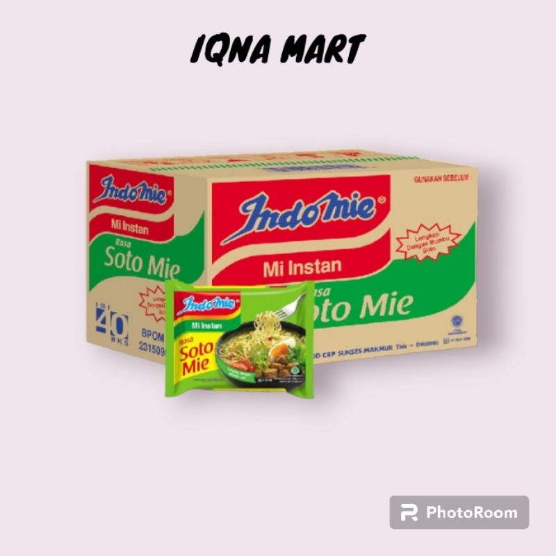 

Indomie soto 1 dus isi 40 pcs