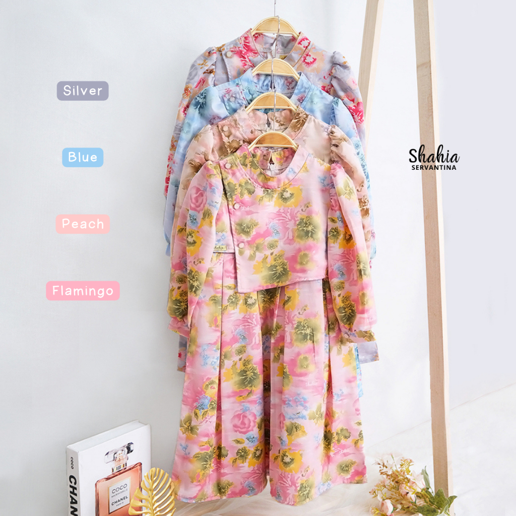 Shahia Servantina - Queena Dress Gamis Anak Perempuan