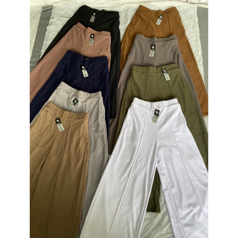 Celana Kulot Versace Tebal Import Premium All Size Bb 47-100/Bawahan Terbaru Terlaris Termurah/Kekin