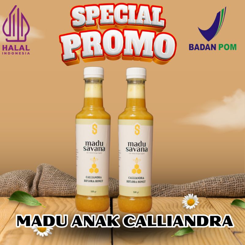 

Madu Anak Nektar Calliandra 100% Murni