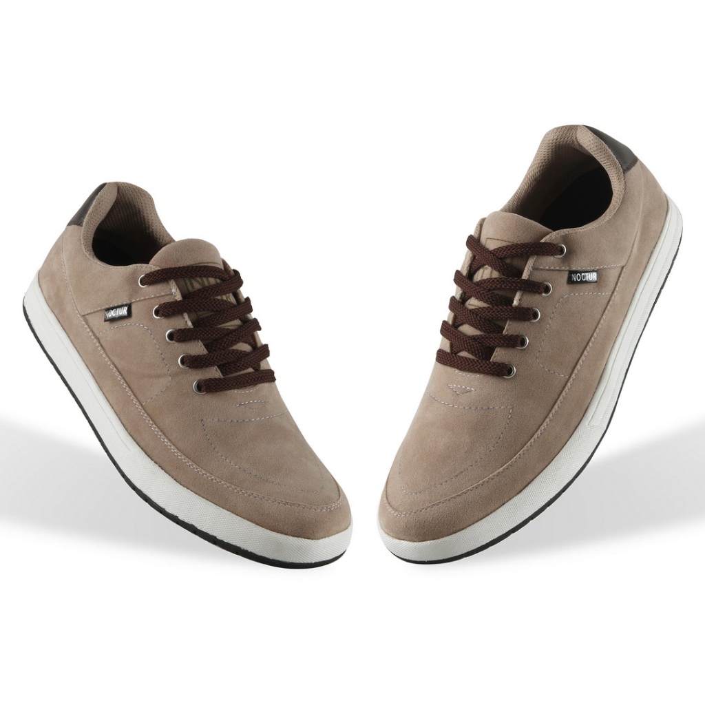 NOCTUR - Sepatu Pria Bahan Kulit Suede 38 - 44 N 102