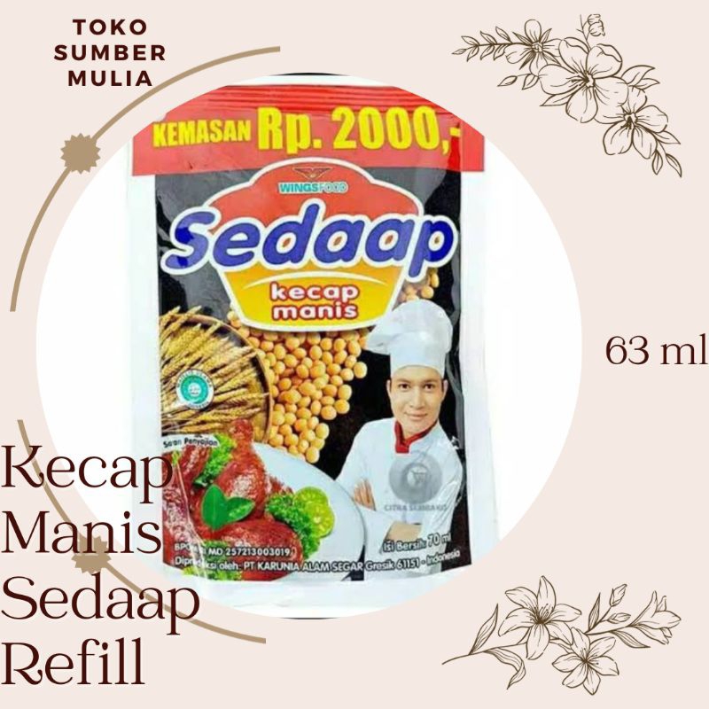 

Kecap Manis Sedaap Refill 63 ml