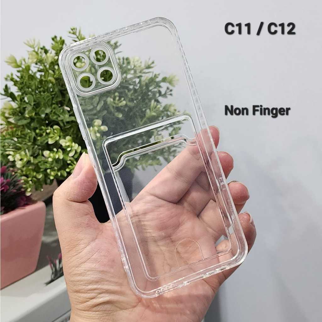 REALME C20 REALME C11 2021 REALME C11 CLEAR CARD CASE SLOT KARTU CASE REALME C20 REALME C11 2021 REA