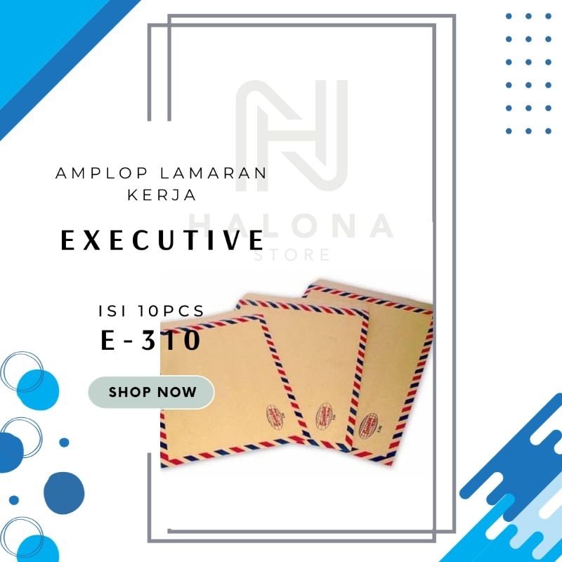 

10 pcs Amplop Lamaran Amplop Coklat Tali Executive E-310