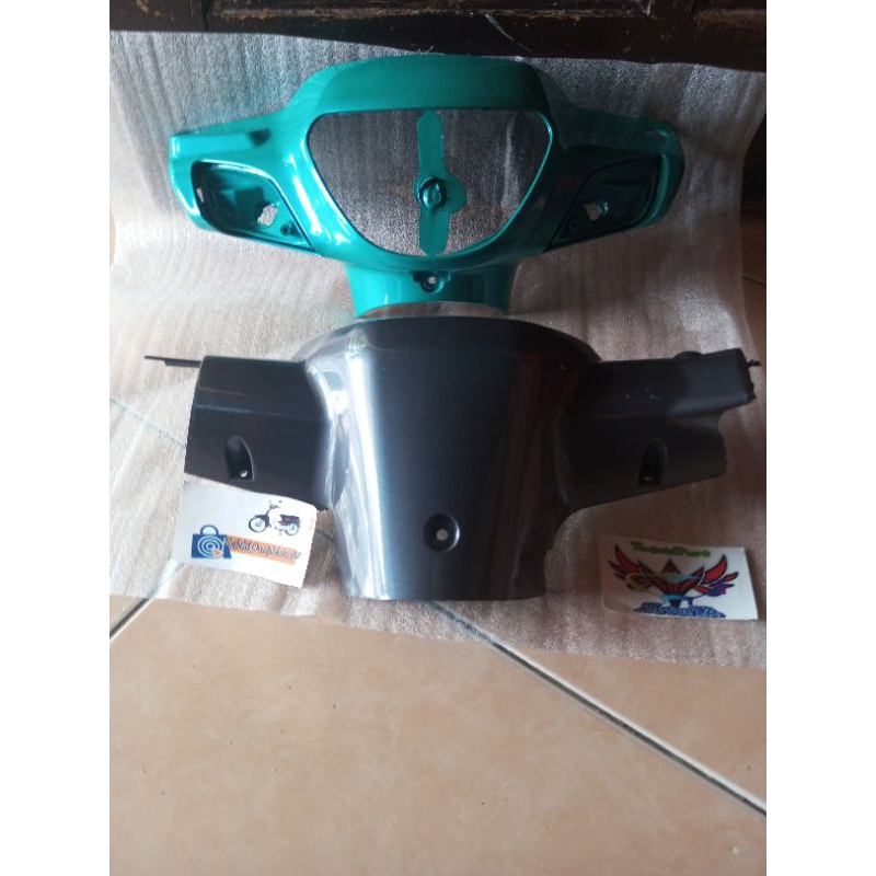 batok Totok depan belakang Suzuki Shogun R 110 biru tosca
