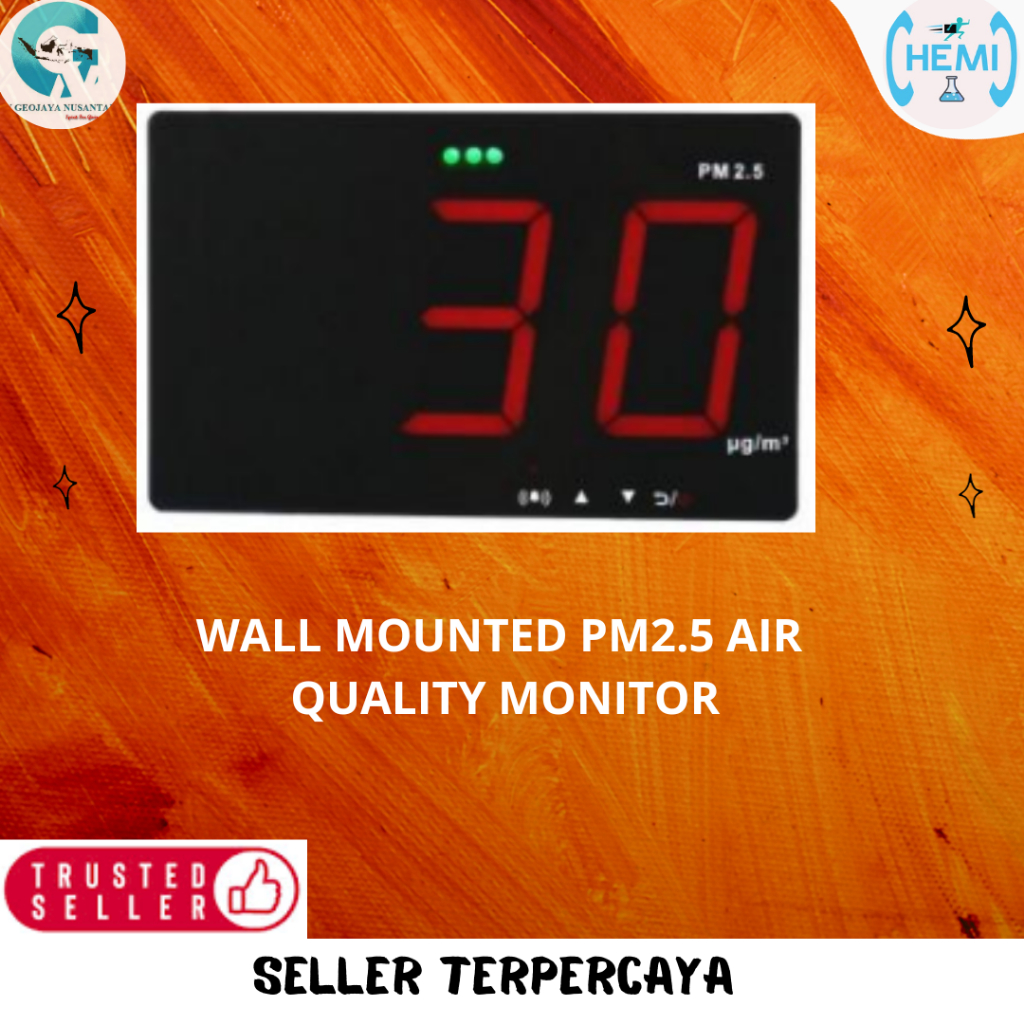WALL MOUNTED PM2.5 AIR QUALITY MONITOR