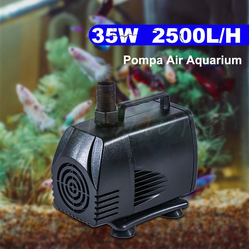 Mi.more Pompa Air Celup Aquarium 35W 2500L/JAM Power Head Mesin Air Kolam Ikan Kolam Ikan Hidroponik