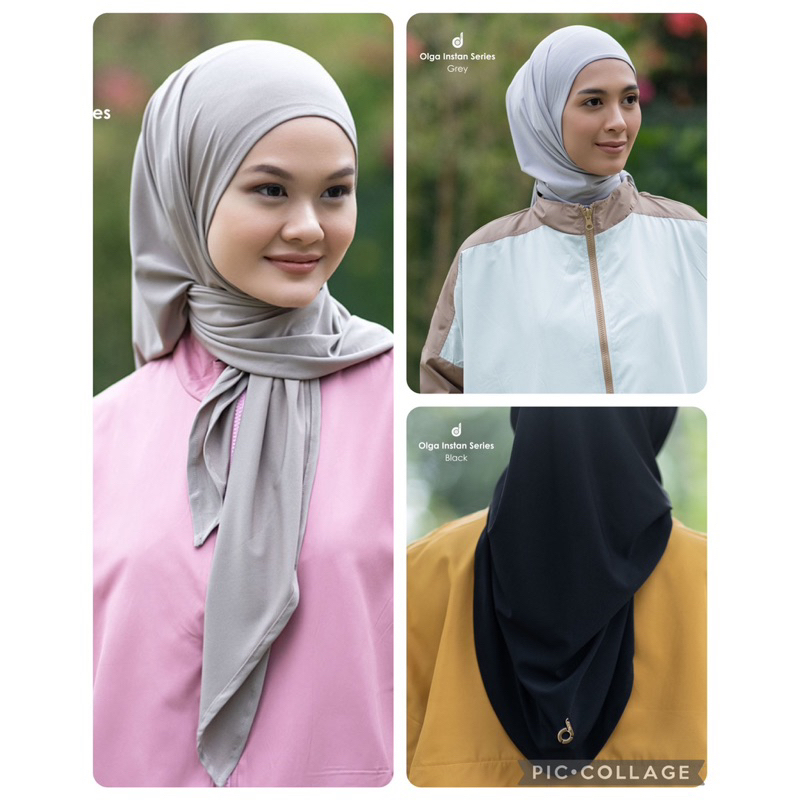 Deenay Olga - Hijab Sport - Kerudung olahraga