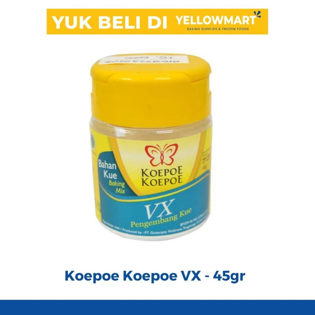 

Koepoe Koepoe VX 45gr - Pengembang kue