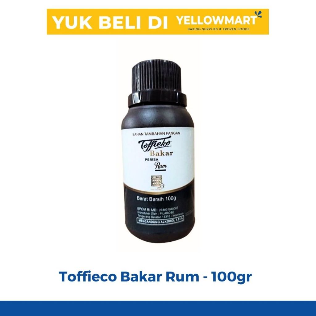 

Toffieco Rum Bakar 100gr - Rhum Perisa Bahan Kue