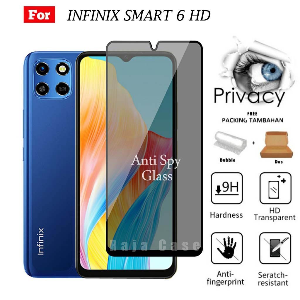 Tempered Glass SPY INFINIX SMART 6 HD  - Pelindung Layar Handphone INFINIX SMART 6 HD
