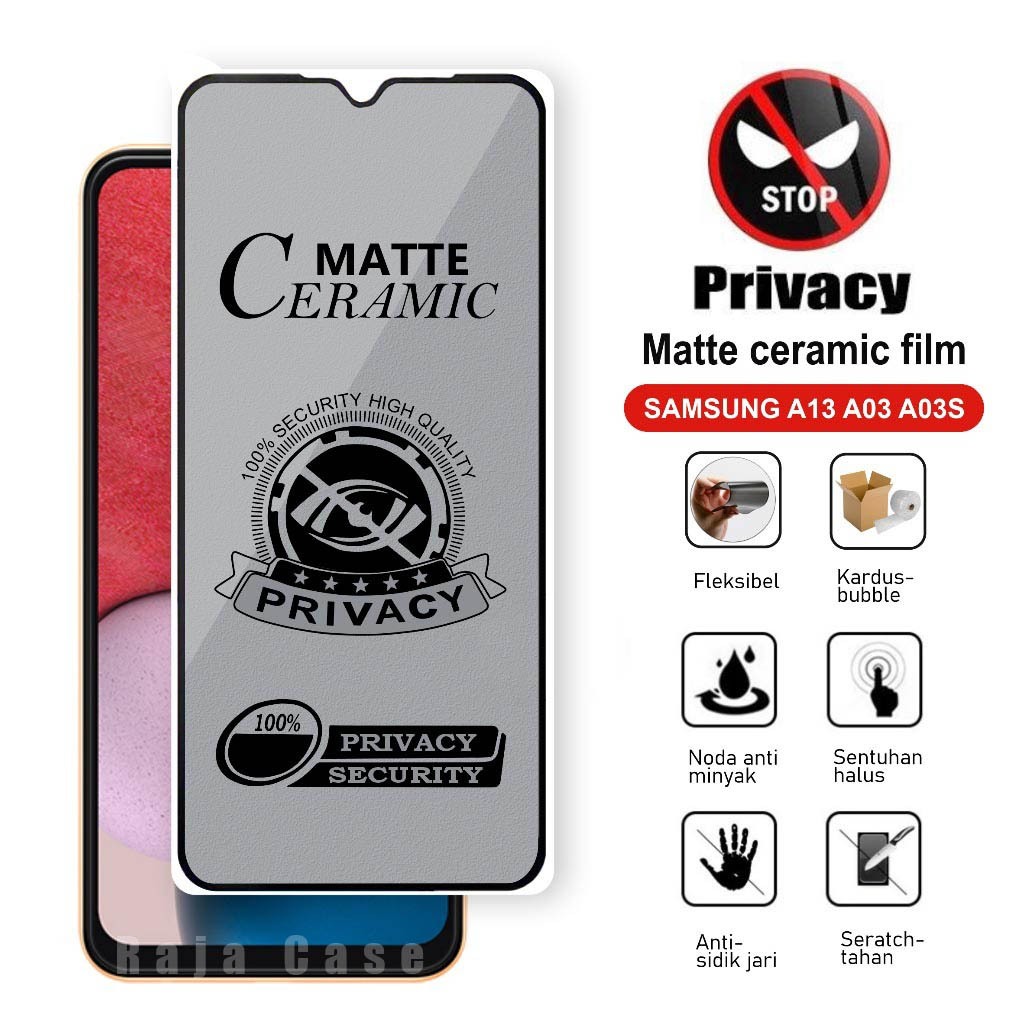 Tempered Glass SPY SAMSUNG A13 - Pelindung Layar Handphone SAMSUNG A13