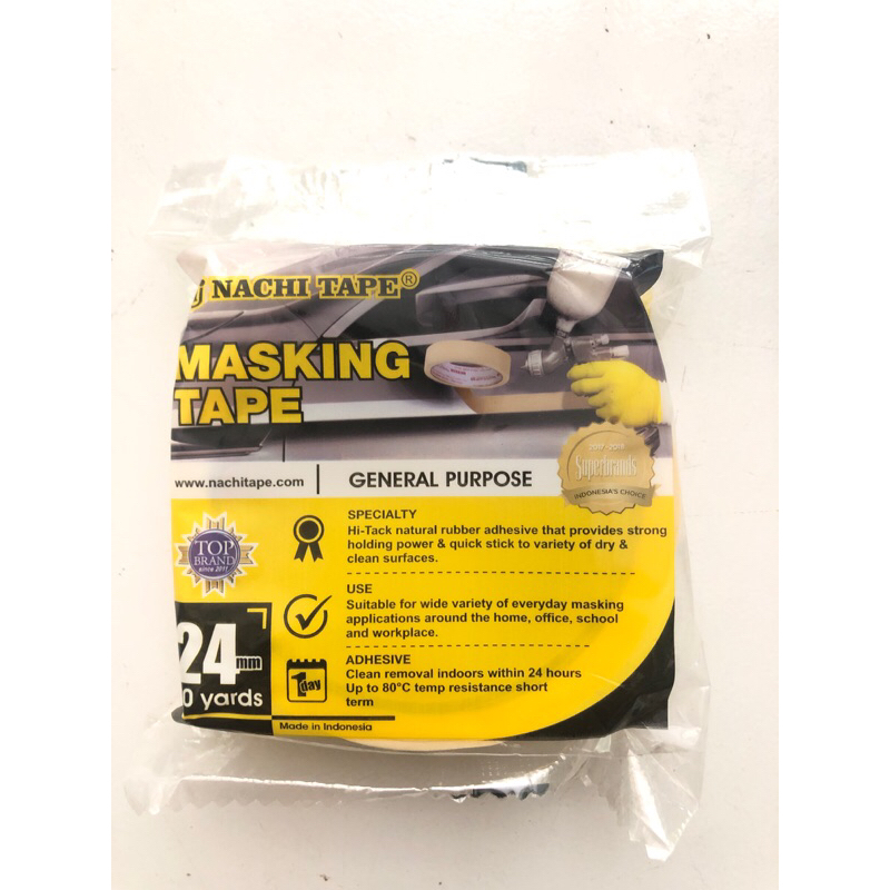 

Masking Tape Nachi 24 mm Isolasi Kertas Nachi