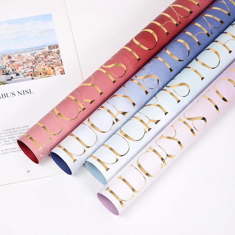 

WRAPPING PAPER MOTIF LUCKY TO HAVE YOU GIFT FLOWER WRAPPING CELLOPHANE KERTAS BUKET BUNGA FLORAL WRAPPING BUKET CRAFT PAPER GIFT PAPER KERTAS BUNGA FLORIST WATERPROOF PAPER NON WOVEN PAPER PASTEL PAPER BUKET WISUDA MONEY BOUQUET KERTAS MOTIF WARNA GOLD