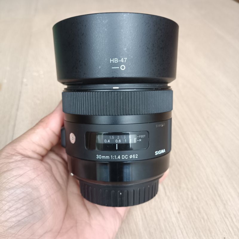 Lensa Sigma 30mm f1.4 art for Canon