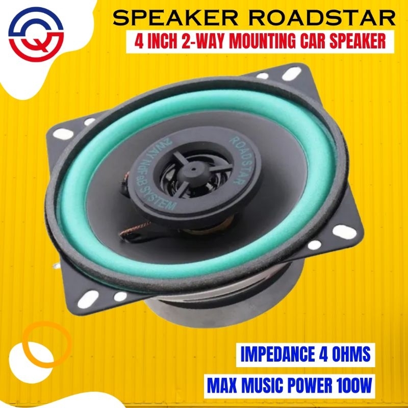 Speaker Subwoofer Mobil HiFi 4 Inch 100W | Speaker Pintu Subwoofer