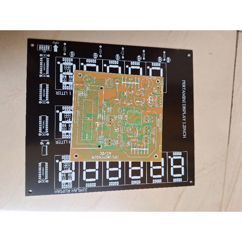 pcb pertamini satu set cpu fiber