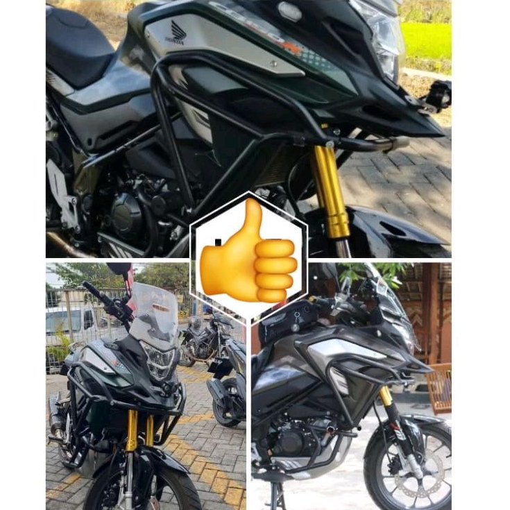 CRASHBAR CB 150 X MODEL BARU FULL BODY ATAS BAWAH TUBULAR CB150X BONUS JALU SLIDER