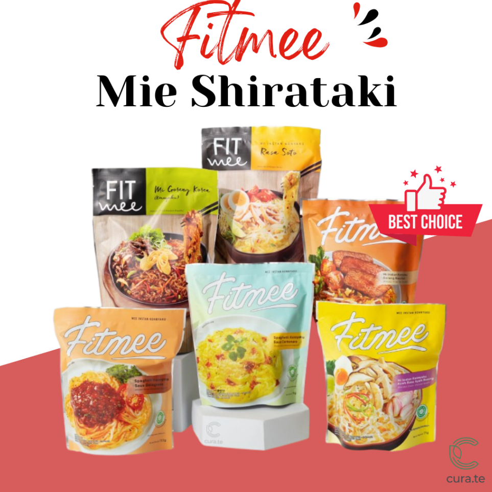 

➻➶✱✼ FITMEE MIE SHIRATAKI NOODLE ALL VARIAN HALAL | SHIRATAKI NOODLE MIE DIET SEHAT INSTAN SOTO GORENG KOREA AYAM BAWANG CARBONARA Terbatas