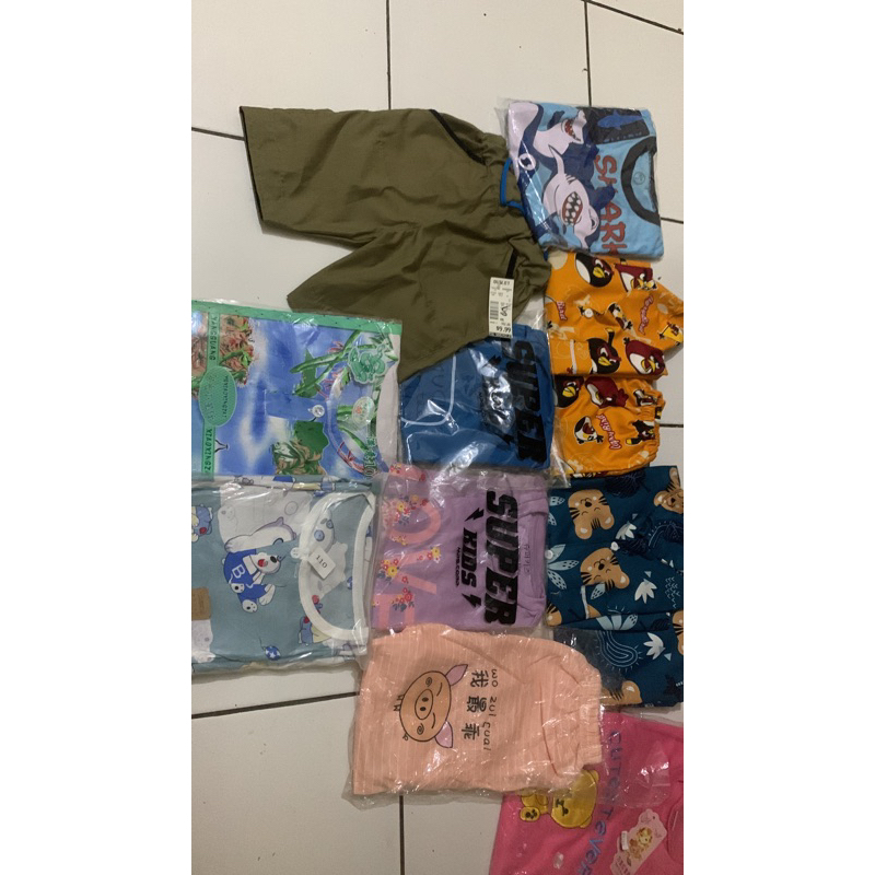 Paket Usaha Baju Anak Mix Cewek Cowok