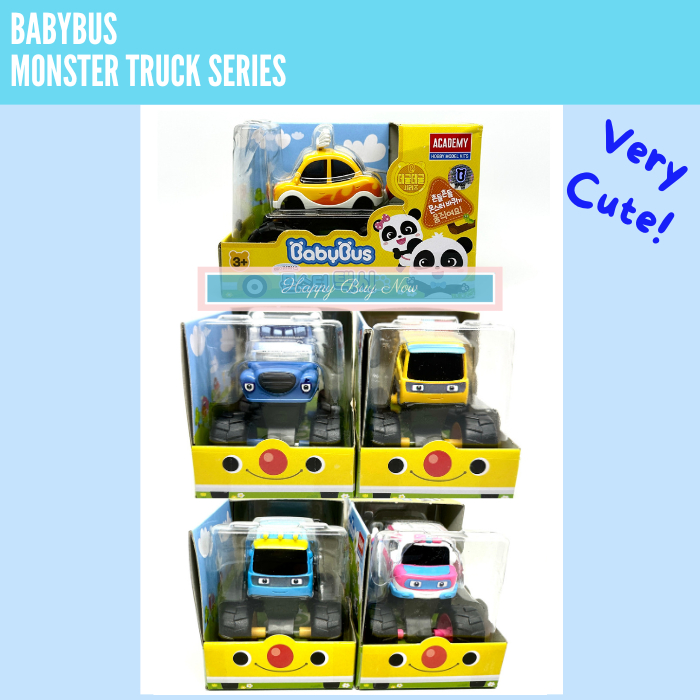 BABYBUS BABY BUS TOY Car MONSTER Truck Taxi Wolf Tow Ambulance Dump Truck DIECAST ORIGINAL KOREA 100