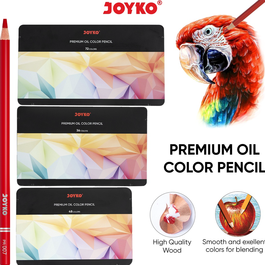 

Terbaru Premium Oil Color Pencil Pensil Warna Joyko CP-TC126