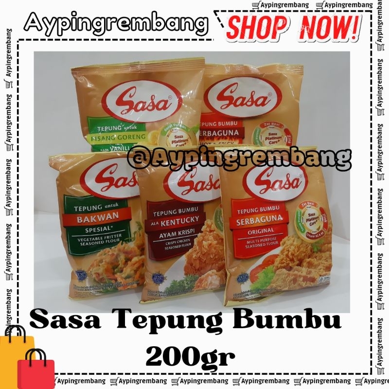 

Sasa Tepung Bumbu Serbaguna 210 gr
