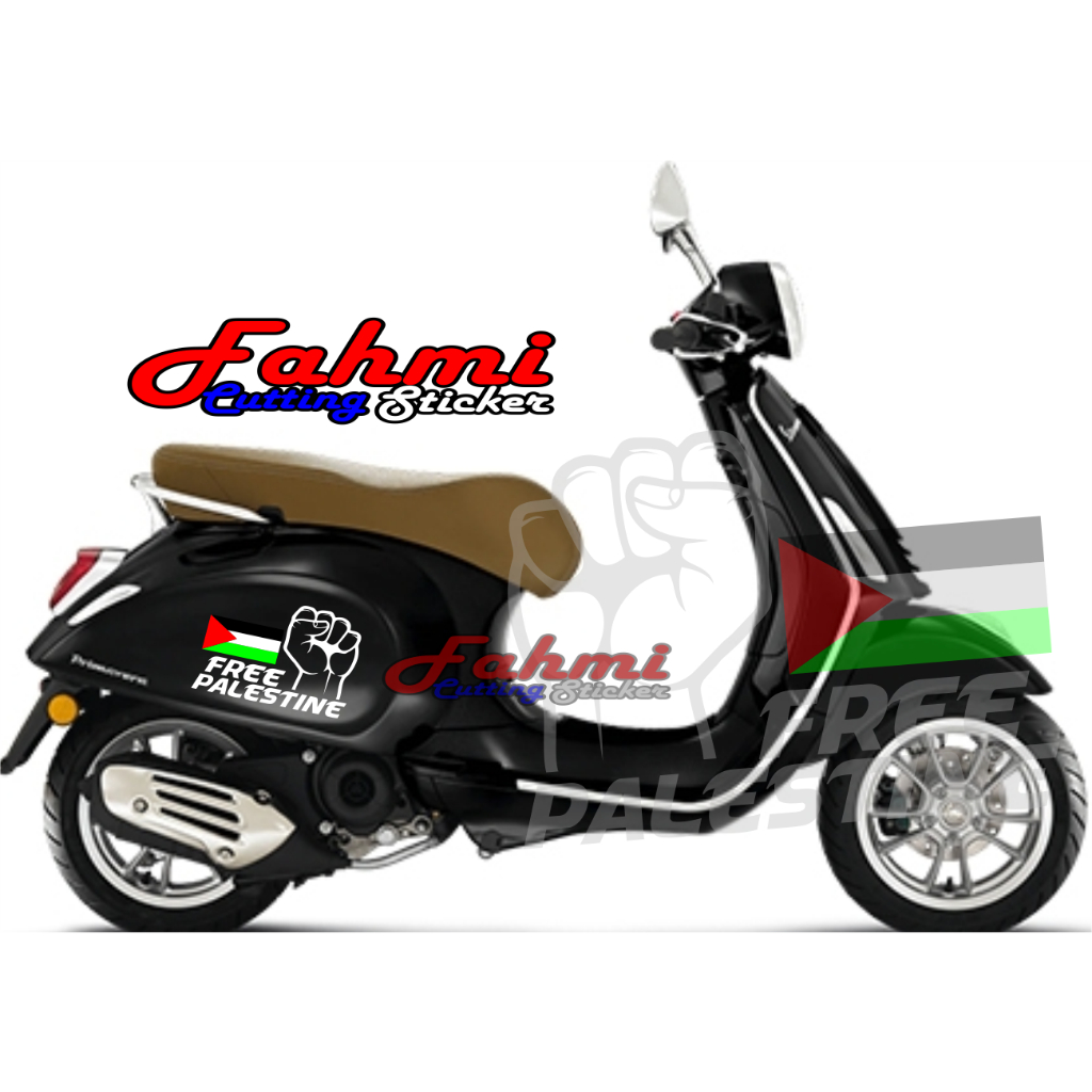 bendera palestine vespa matic.fino.filano.scoopy.vespa listrik