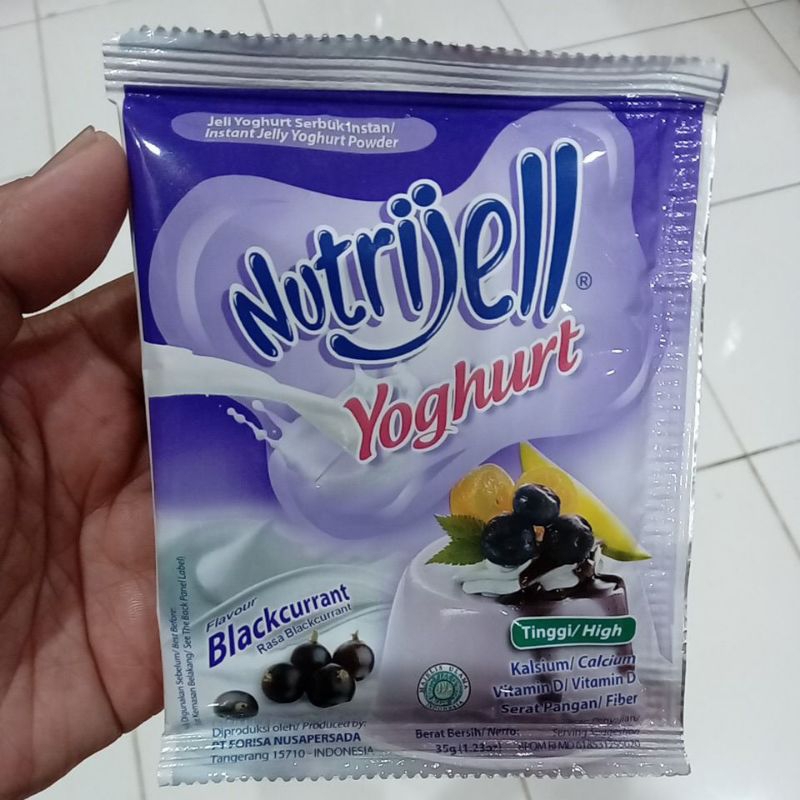 

Mahbubah - Nutrijell Yoghurt 35 g Jeli Yoghurt Serbuk Instan Rasa Blackcurrant