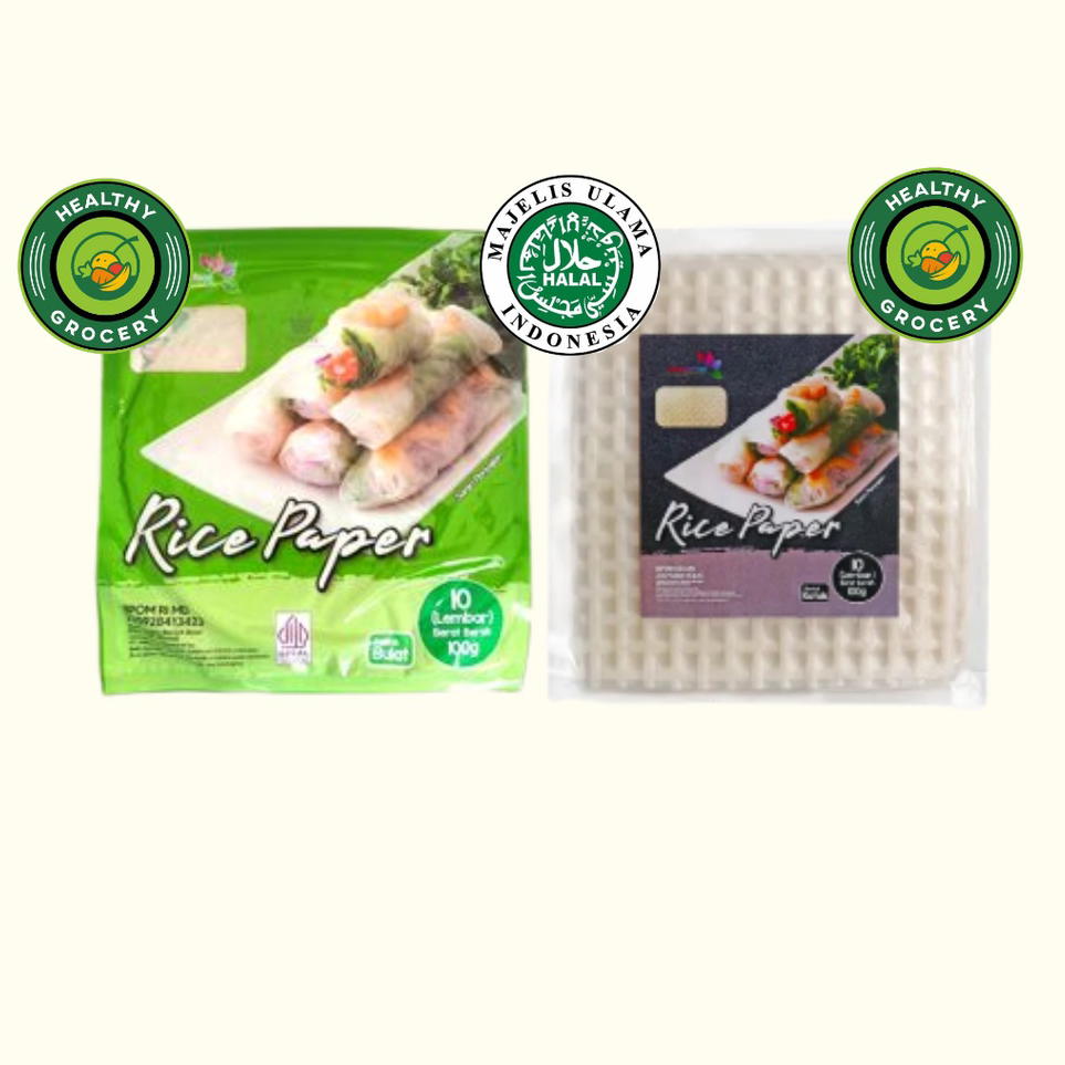 

Best Terlaris Rice Pepper / Banh Trang Paper rice Bulat 100gr Isi 10 Lembar High Quality Kulit Lumpia Vietnam JAVA SUPER FOOD