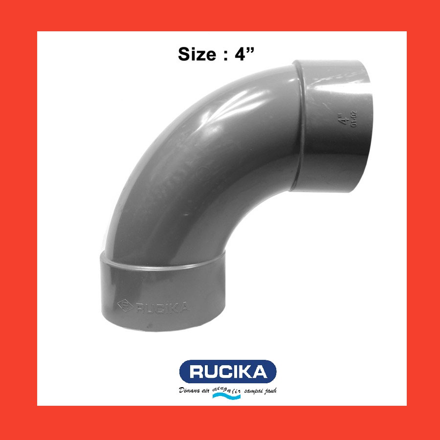 Long Elbow LRE D 4 Inch PVC Elbow D 4 " PVC Rucika