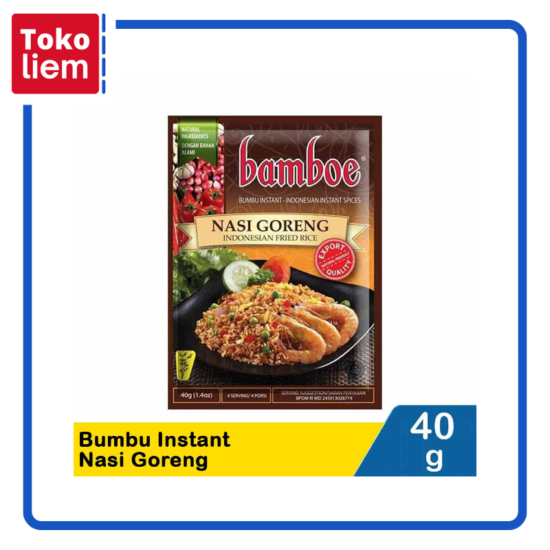 

Bamboe Bumbu Instant Nasi Goreng 40G