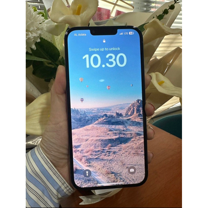 SECOND IPHONE 13 PRO MAX 128GB SIERRA BLUE PRELOVED IBOX GARANSI