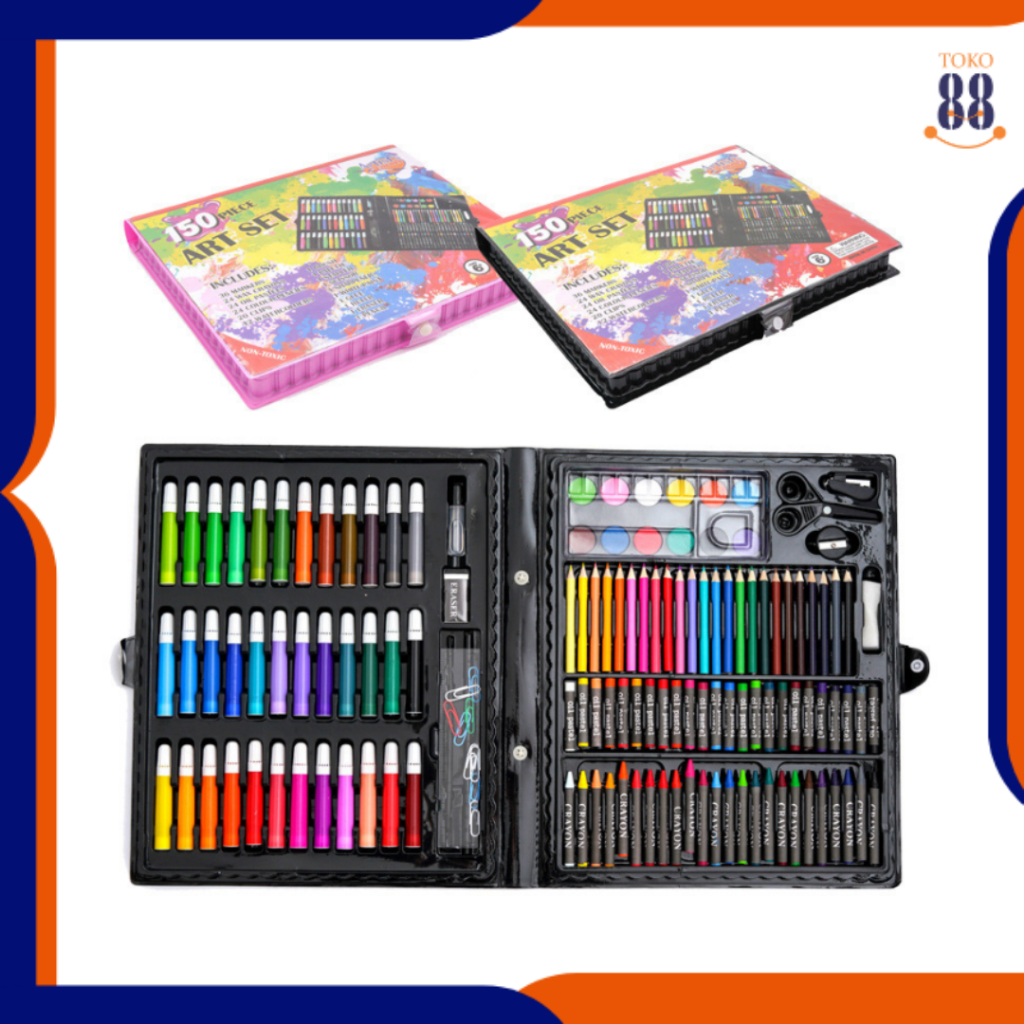 

CRAYON SET 150 PCS | SET CRAYON 150 PCS | CRAYON SET ANAK 150 PCS