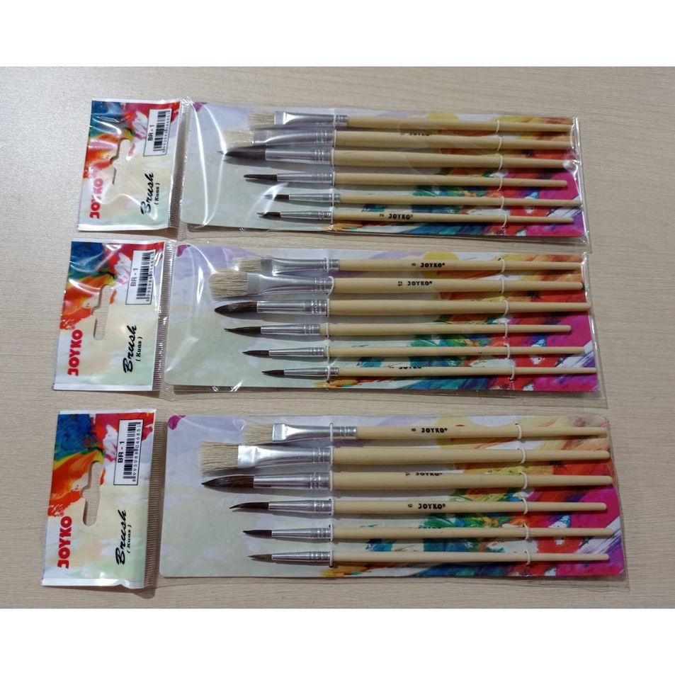 

➮➟✤ Kuas Joyko BR-1 isi 6pcs Ready